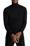 Reiss Caine Slim Fit Turtleneck Wool Sweater In Slate