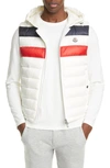 MONCLER QUILTED DOWN HOODED VEST,F10911A11400C0453