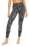 Sweaty Betty Power Workout 7/8 Leggings In Monotone Patch Print