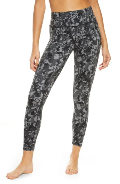 Sweaty Betty Power Workout 7/8 Leggings In Monotone Patch Print