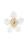 ALEXIS BITTAR NAVETTE CRYSTAL BURST FLOWER PIN,AB94P003000