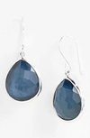 Ippolita Sterling Silver Wonderland Indigo Mother-of-pearl Doublet Drop Earrings In Silver/ Indigo