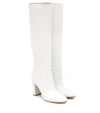 GIANVITO ROSSI SLOUCH 85 LEATHER KNEE-HIGH BOOTS,P00451513