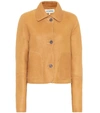 LOEWE SHEARLING AND LEATHER JACKET,P00438652