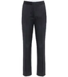 STELLA MCCARTNEY MID-RISE STRAIGHT WOOL trousers,P00439361