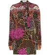 VALENTINO PRINTED SILK-CRÊPE BLOUSE,P00440878