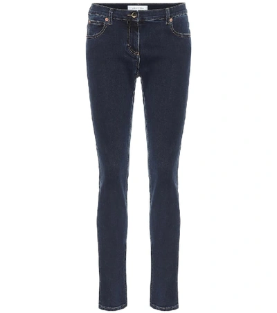 Valentino Stretch Slim-fit Denim Jeans In Blue