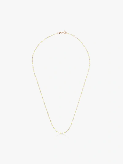 GIGI CLOZEAU 18K ROSE GOLD AND YELLOW BEADED NECKLACE,B1GI001R184514574458