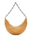 Rejina Pyo Brown Banana Leather Shoulder Bag