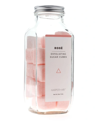 Harper+ari Exfoliating Sugar Cube Bottle - Rose