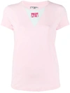 Philipp Plein T-shirt Round Neck Ss Original In Pink