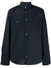 Zadig & Voltaire Thibaut Cotton Shirt In Blue
