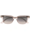 Ray Ban Transparent Square-frame Sunglasses In Grey