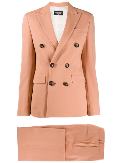 Dsquared2 Lady Oscar Trouser Suit In Pink