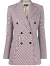 THEORY FITTED DOUBLE BUTTONED BLAZER