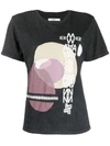 Isabel Marant Étoile Short Sleeve Pewela T-shirt In 黑色