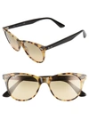 Ray Ban Wayfarer Ii 55mm Polarized Photochromic Sunglasses - Yellow Tortoise Solid In Yellow Tort