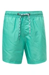 Snapper Rock Mint Hybrid Swim Trunks In Light Pastel Green
