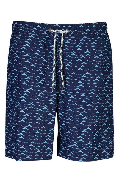 Snapper Rock Kids' Little Boy's & Boy's Taking Flight Blue Swell Board Shorts