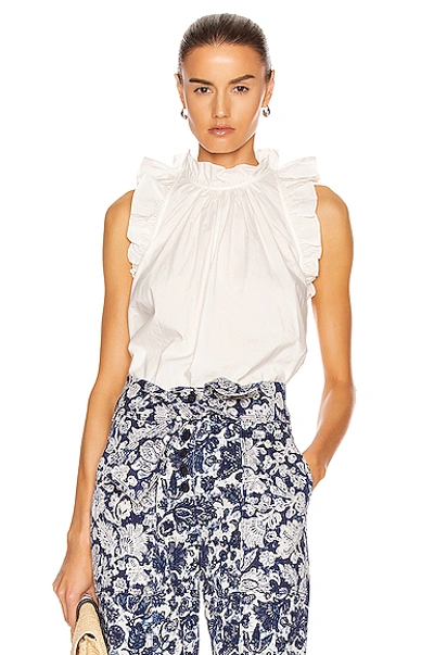 Ulla Johnson Tilda Top In Blanc