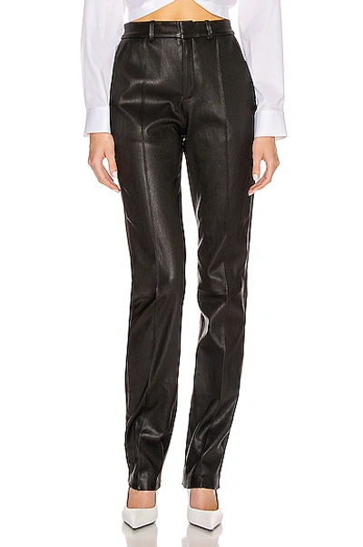 Sprwmn Tailored Pant With Tux Stripe In Black