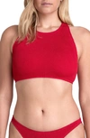 Bound By Bond-eye The Sydney Bikini Top In Baywatch Red