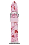 Kate Spade Apple Watch Strap, 38mm In Pink/ Hearts