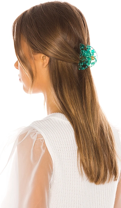 Lele Sadoughi Tortoise Hair Clip In Turquoise