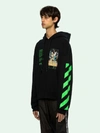 OFF-WHITE PASCAL PAINTING OVER HOODIE,11189419