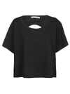 ALEXANDER WANG TOP,4CC1201033 001 BLACK