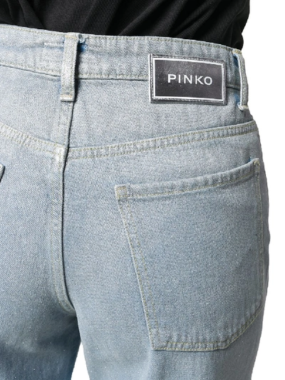 Pinko Love Puff Fringes In Grigio Argento