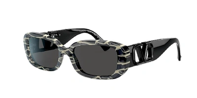 Valentino Sunglasses, Va4067 53 In Multicolor