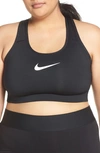 Nike Women's Bold High-support Padded Underwire Sports Bra (plus Size) In Black