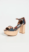 TABITHA SIMMONS PATTON MIDNIGHT DRUNKEN FLOWERS SANDALS