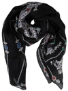 ALEXANDER MCQUEEN ALEXANDER MCQUEEN SKULL TREASURE SHAWL,11191235