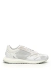 Y-3 Rhisu Run Mesh And Leather Trainers In Ftwr White Black Ftwr White (white)