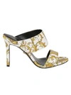 VERSACE PRINTED ALL-OVER SANDALS,11191081