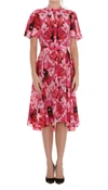 ALEXANDER MCQUEEN ENDGANGERED FLORAL PRINT DRESS,11191245