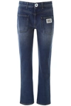 BURBERRY RECONSTRUCTED JEANS,11191138