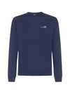 Apc A.p.c. Amir Cotton Crew-neck Sweater In Dark Navy