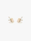 ANTON HEUNIS ANTON HEUNIS GOLD TONE SWAROVSKI CRYSTAL WING EARRINGS,GGM30114746920