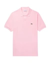 Lacoste Polo Shirt In Light Pink