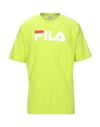 Fila T-shirt In Acid Green