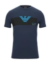 Ea7 T-shirts In Dark Blue