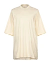 Rick Owens Drkshdw T-shirt In Ivory