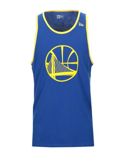 New Era Tank Top In Bright Blue