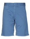 Sun 68 Man Shorts & Bermuda Shorts Slate Blue Size 31 Cotton, Elastane In Blue