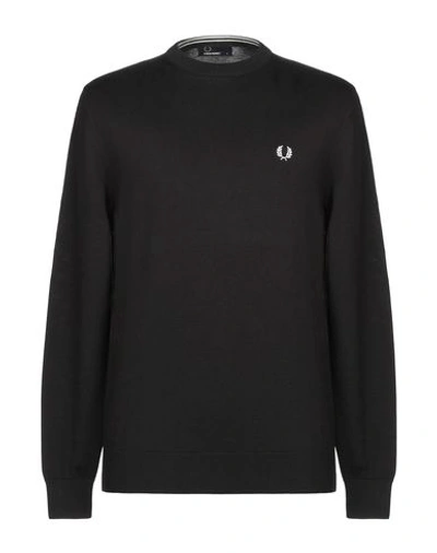Fred Perry Sweater In Black