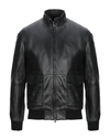 ANDREA D'AMICO Leather jacket,41941567KB 8