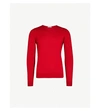 John Smedley Lundy Wool Jumper In Dandy Red